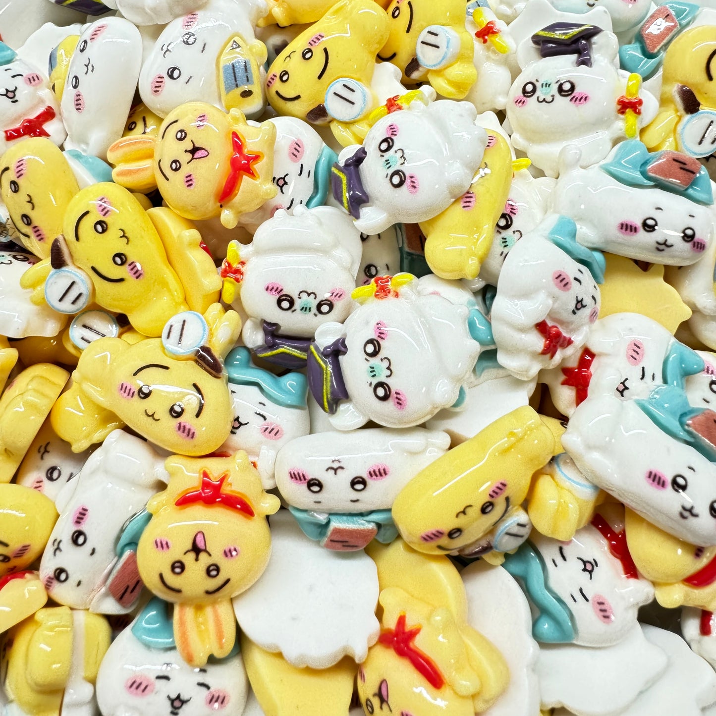 Kawaii Chi family Charms 6 pc