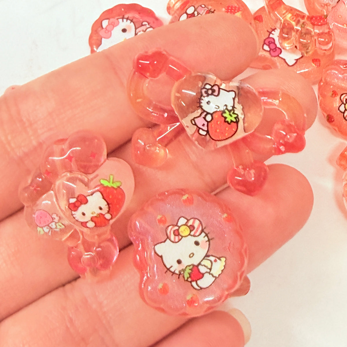 Strawberry kt beads mix