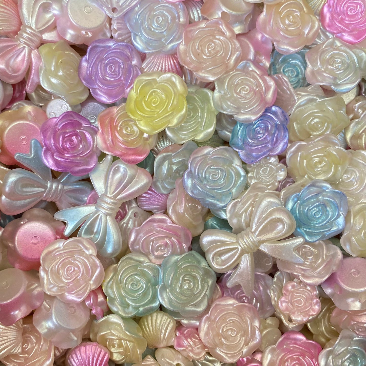 Gradient Rose Charms Mix