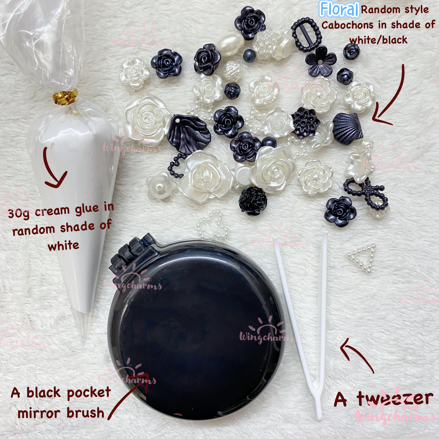 Decoden Mirror Brush DIY Kit