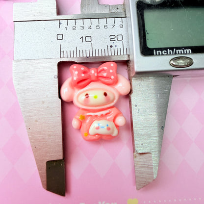 Pajama Cartoon Charms 6pc