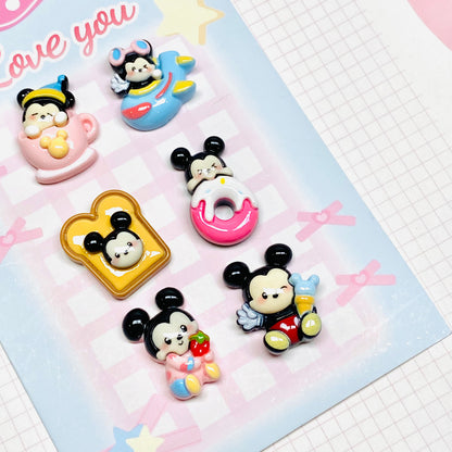 Foodie Mouse Charms 5pc