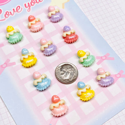 Mini Cake Charms 5pc