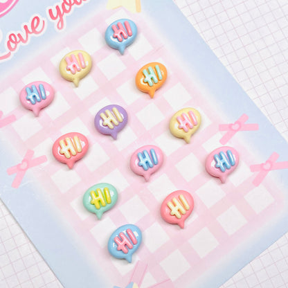 Mini Hi Bubble Charms 5pc