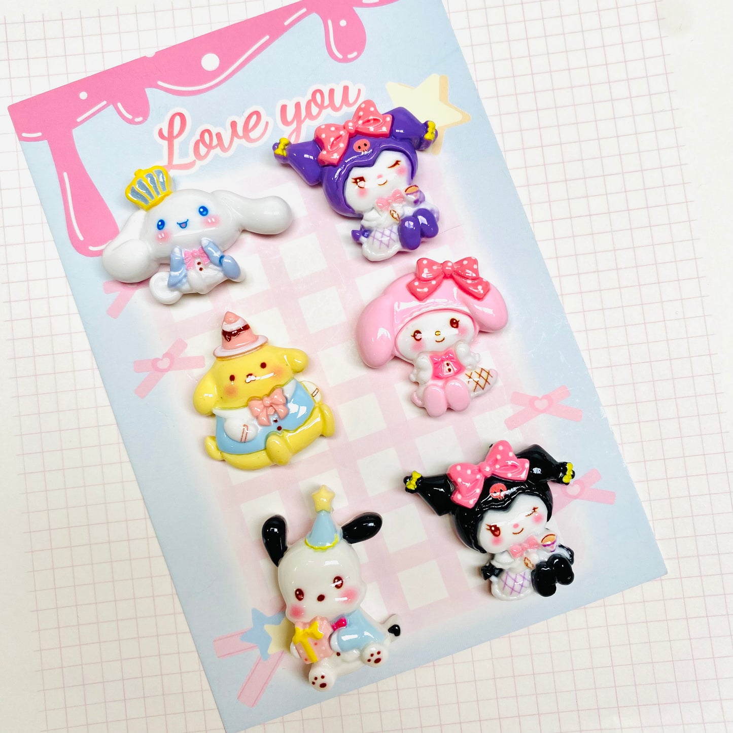 Medium Animal Charms 5pc