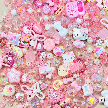 Pink cat Beads Mix 300ml