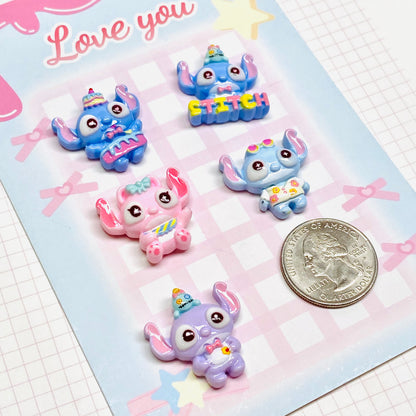 Cutest Alien Animal Charms 5pc