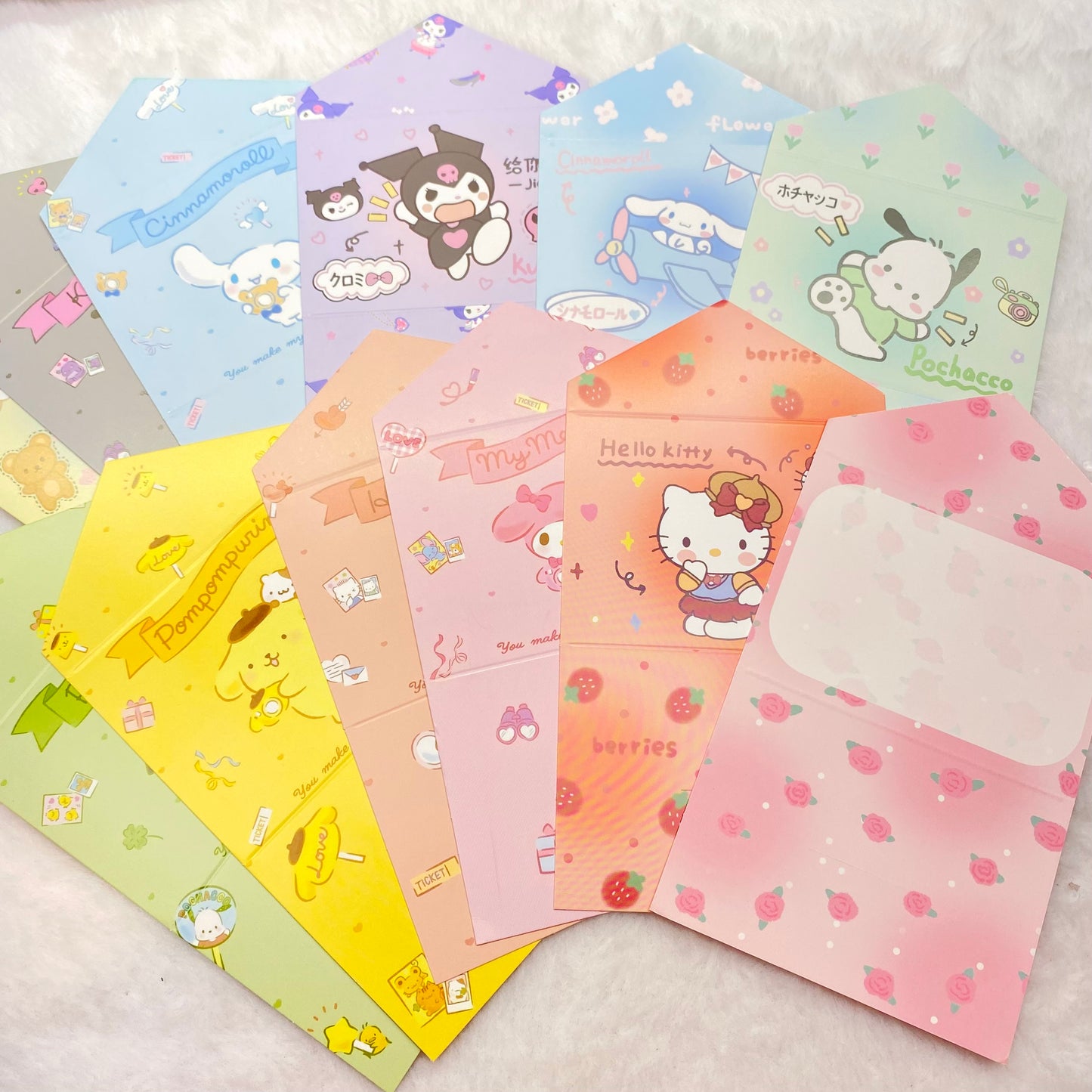 Kawaii Cartoon Message Card