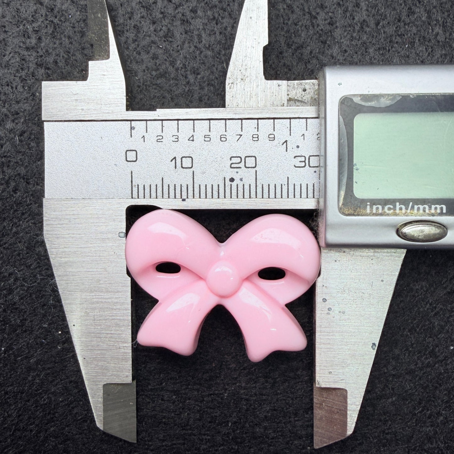 Pastel Ribbon Bow Beads 5pc