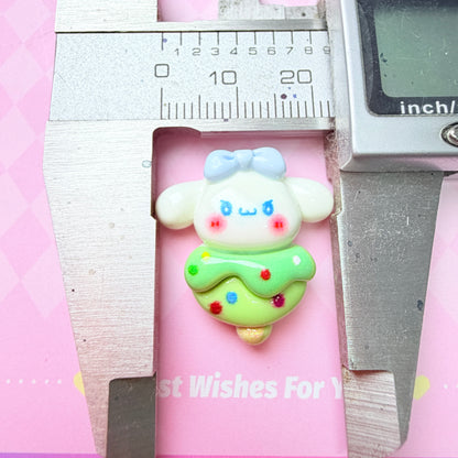 Cartoon Ice Cream Pop charms 6pc