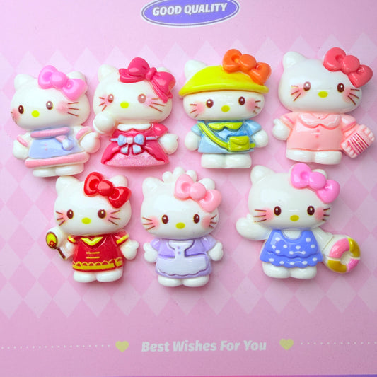 Cosplay Kitty Charms 8pc