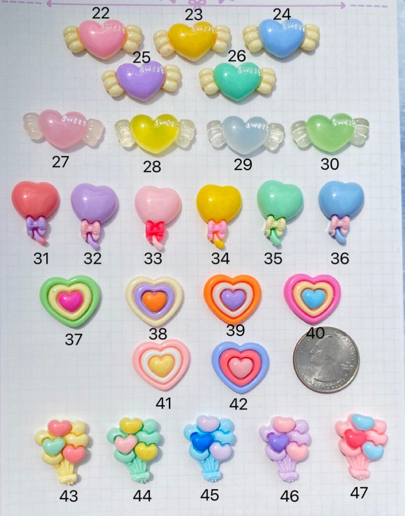 Heart Charms