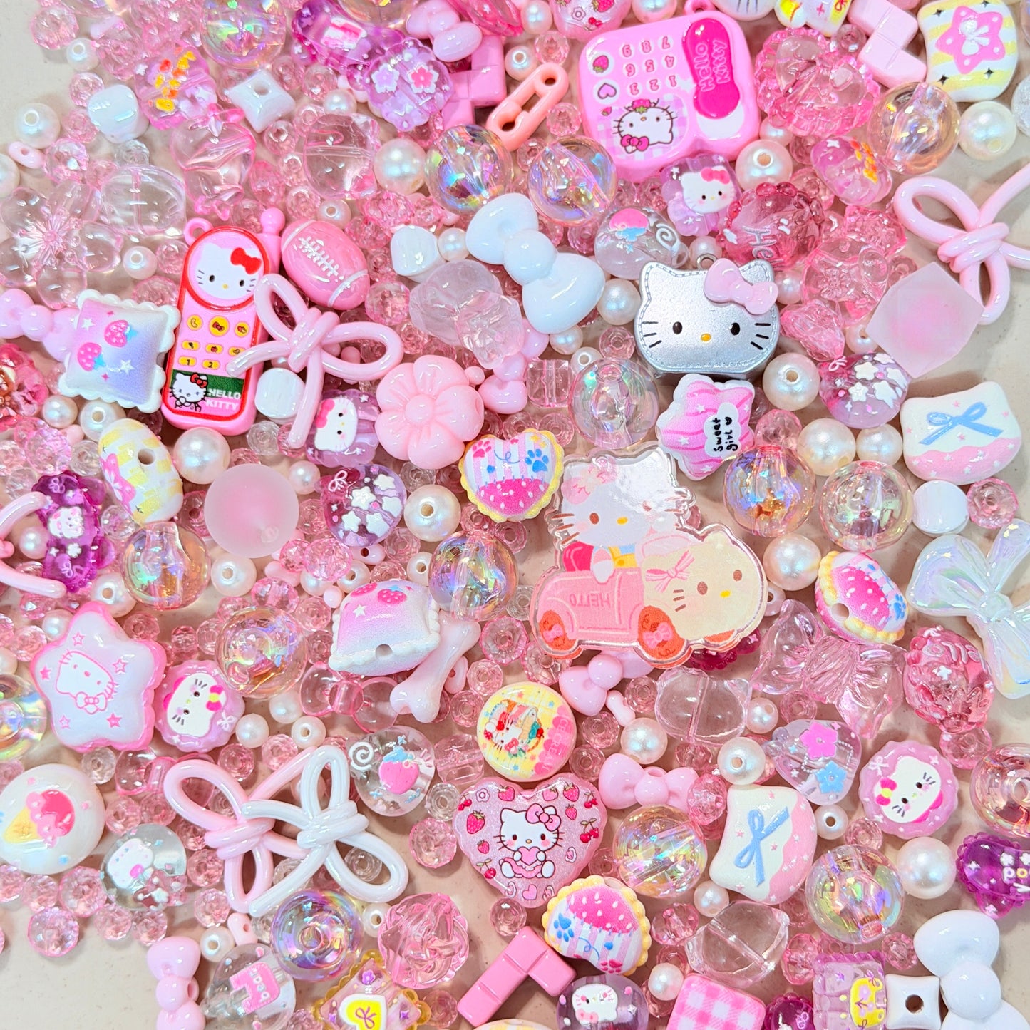 Pink cat Beads Mix 300ml