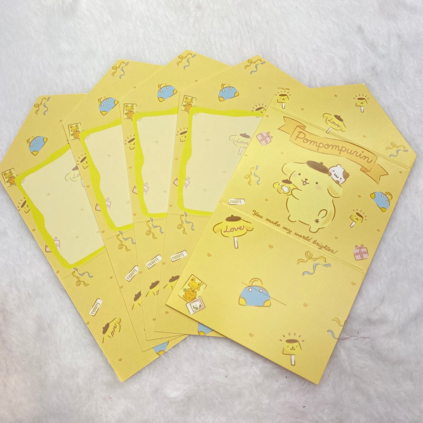 Kawaii Cartoon Message Card