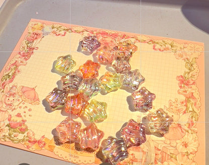 Wavy Star UV Acrylic Beads