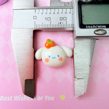 Cartoon Head Charms 5pc