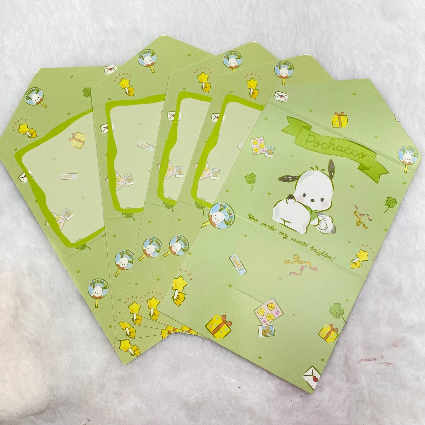 Kawaii Cartoon Message Card