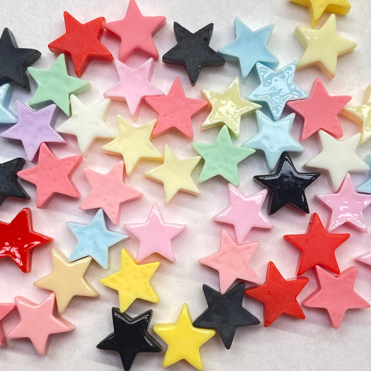 50pc Mini Pastel Star 8mm