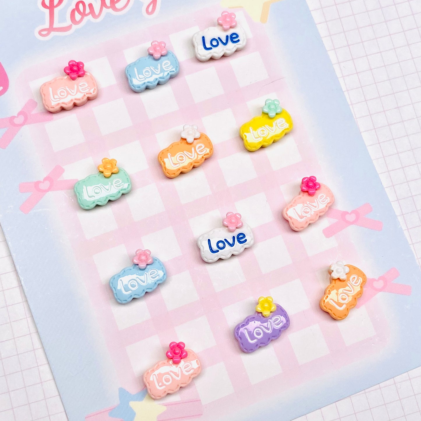 Mini Love Charms 5pc