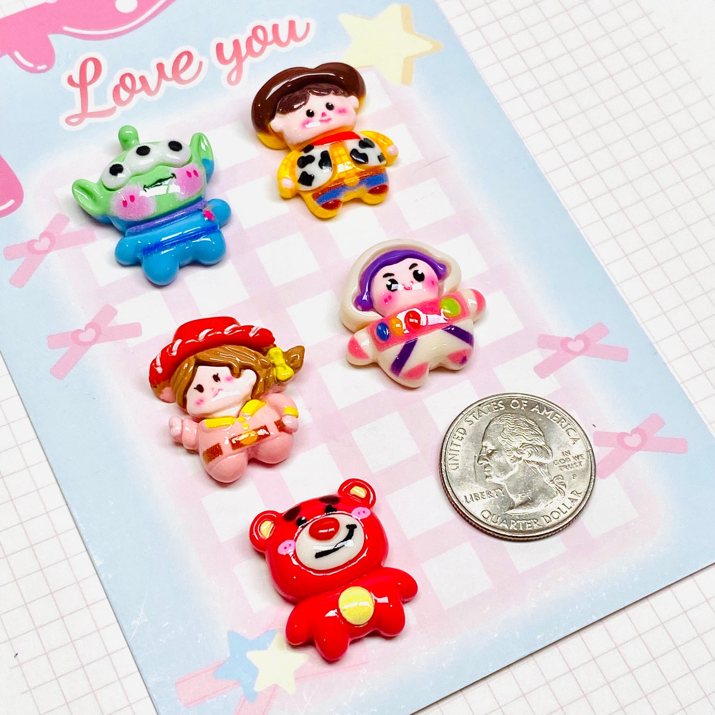 Toy Friends Charms 5pc