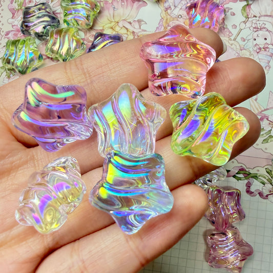 Wavy Star UV Acrylic Beads
