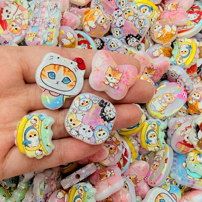 Cosplay Cat Kawaii Beads mix 20pc