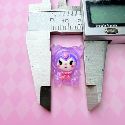 Hoodie Cartoon Charms 6pc