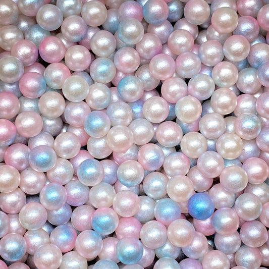 Blue purple Gradient 6mm beads (10g)