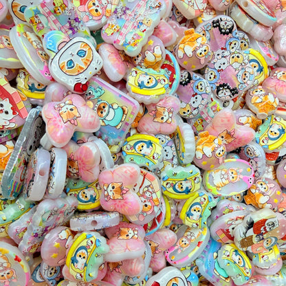 Cosplay Cat Kawaii Beads mix 20pc