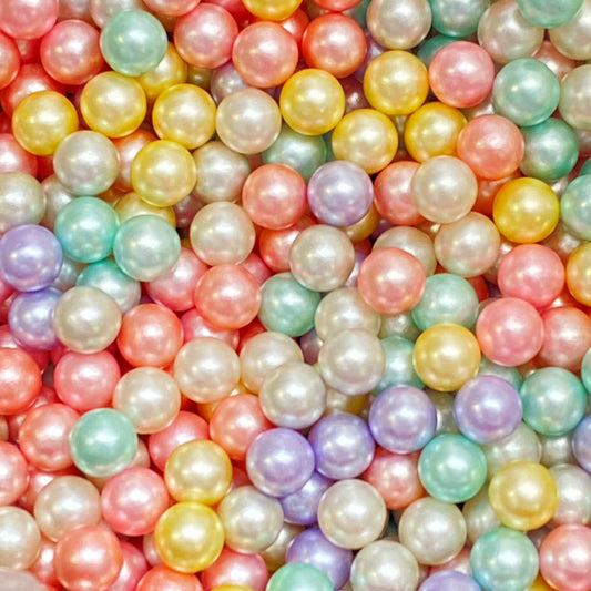 Pastel Shimmer 6mm Beads 10g