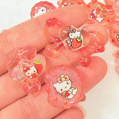 Strawberry kt beads mix