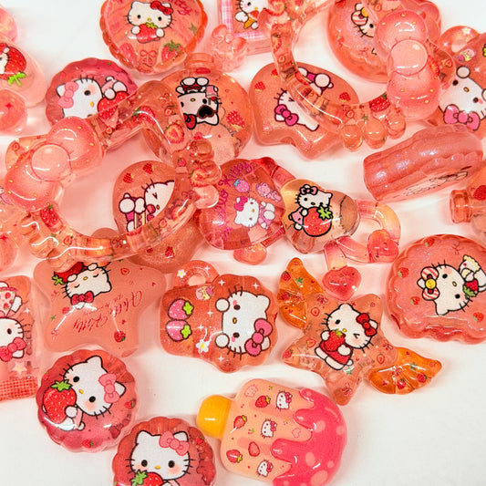 Strawberry kt beads mix