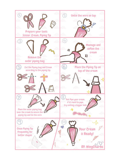 WINGCHARMS 100g Decoden Cream Glue