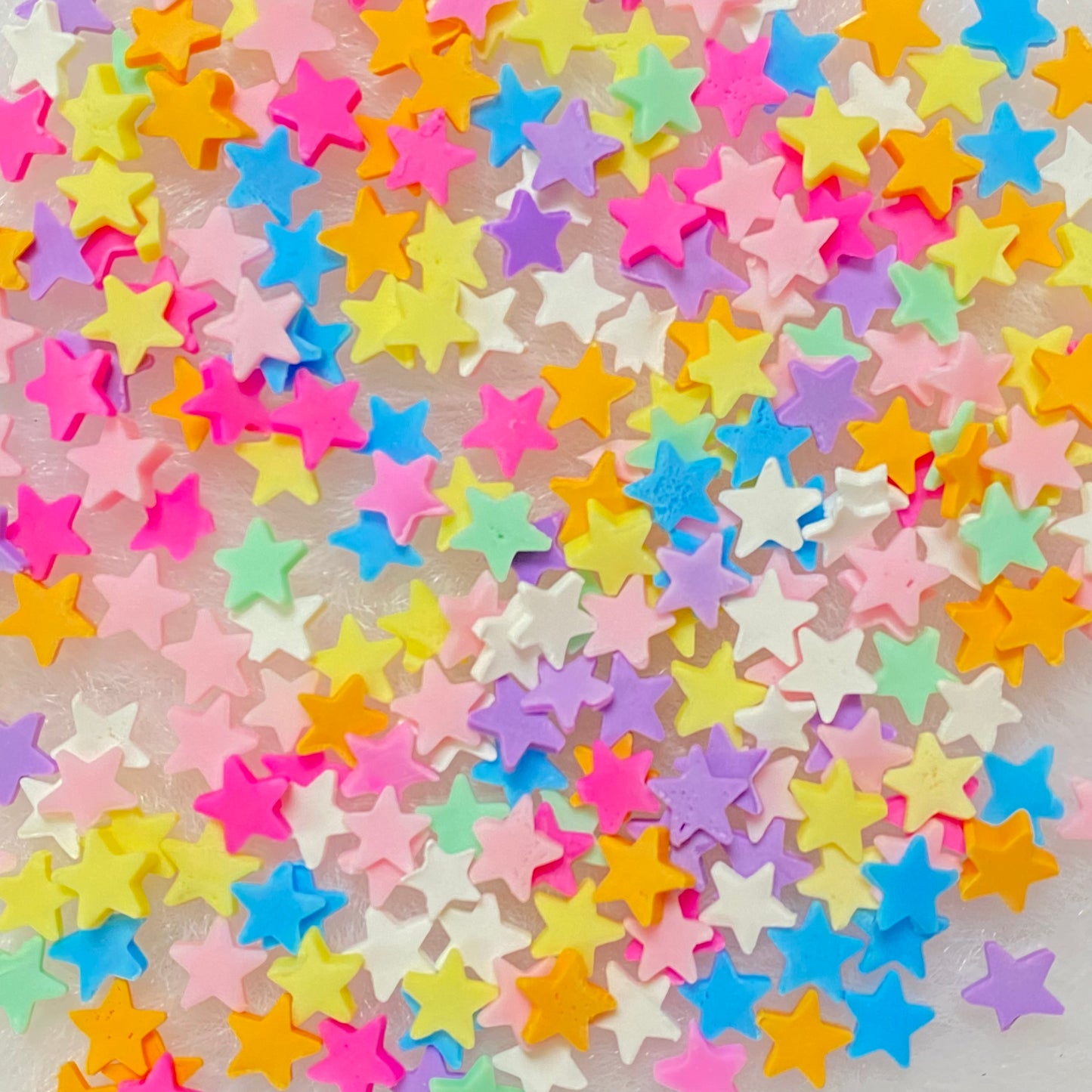 Mixed Colors Mini Stars Polymer