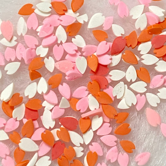 Mini Sakura flower Petal polymer clay