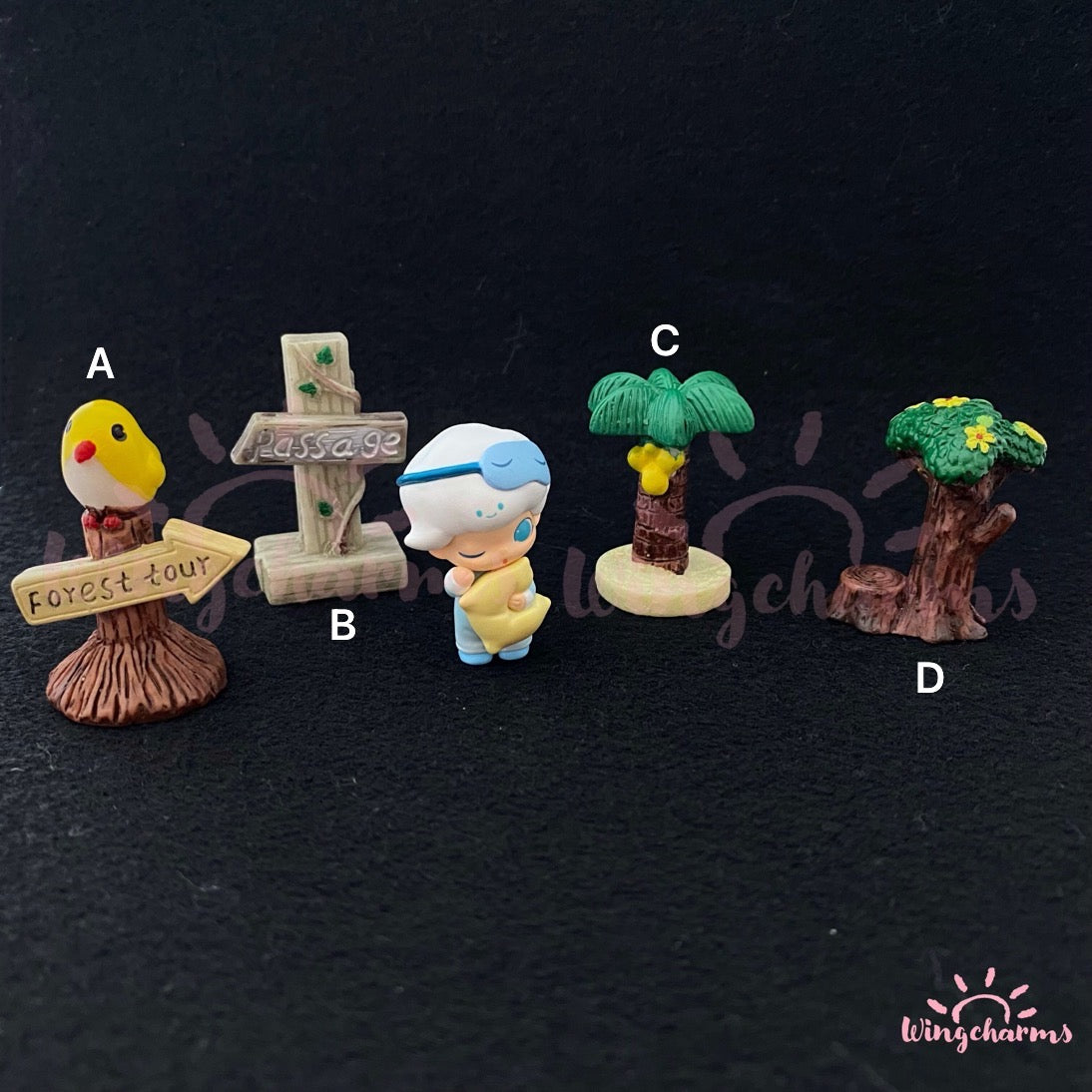 3D Forest Series Figure