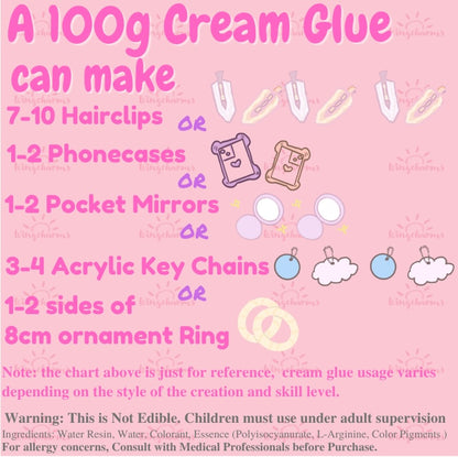 100g Decoden Cream Glue – Wingcharms
