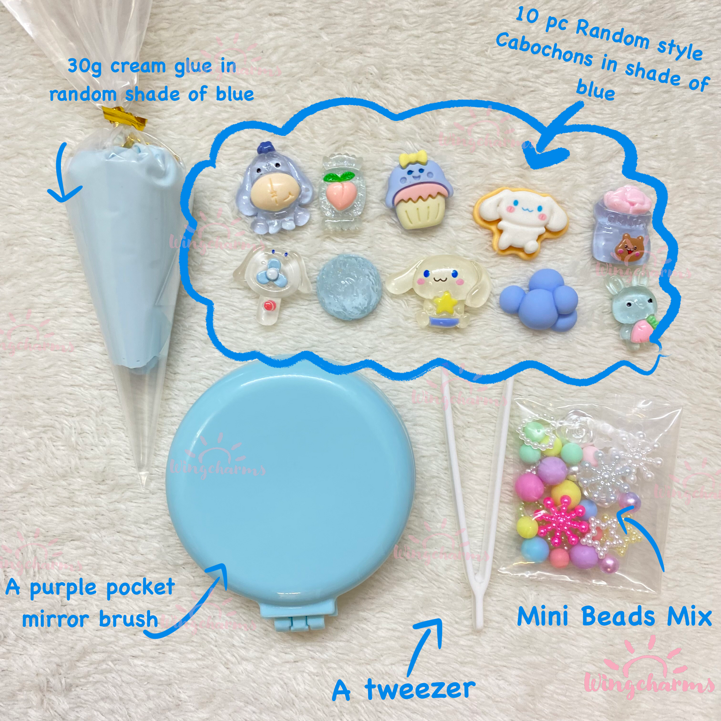 Decoden Mirror Brush DIY Kit