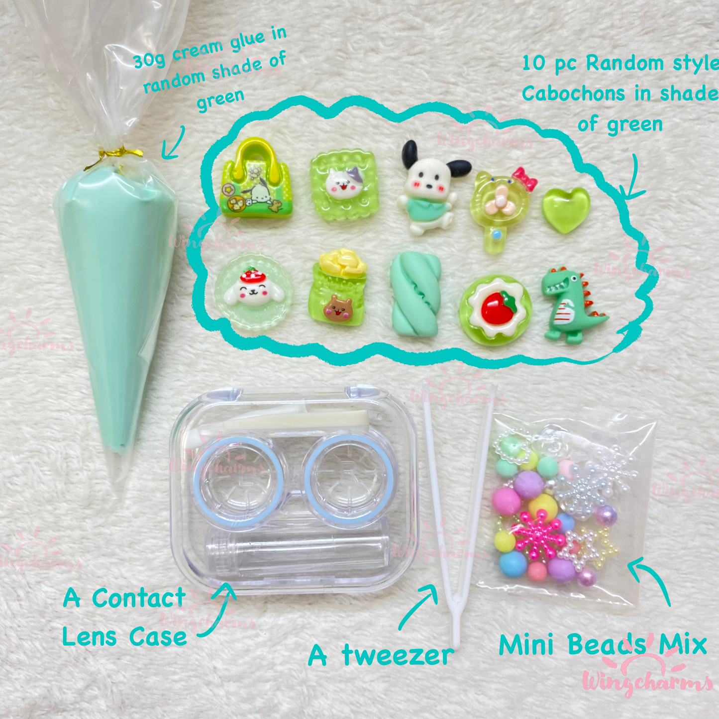 Decoden Contact Lens Case DIY Pack