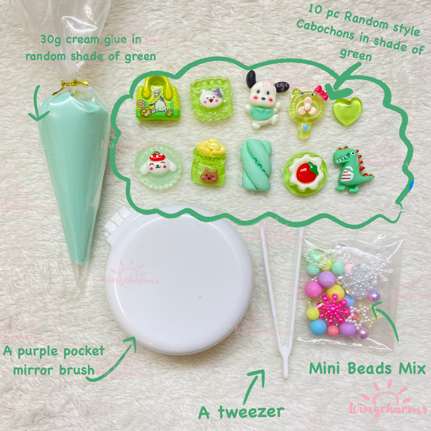 Decoden Mirror Brush DIY Kit