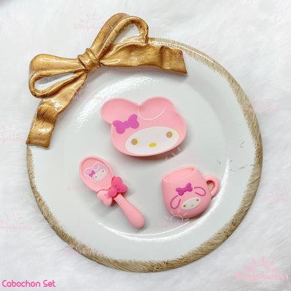 Cartoon Tea Set Cabochon