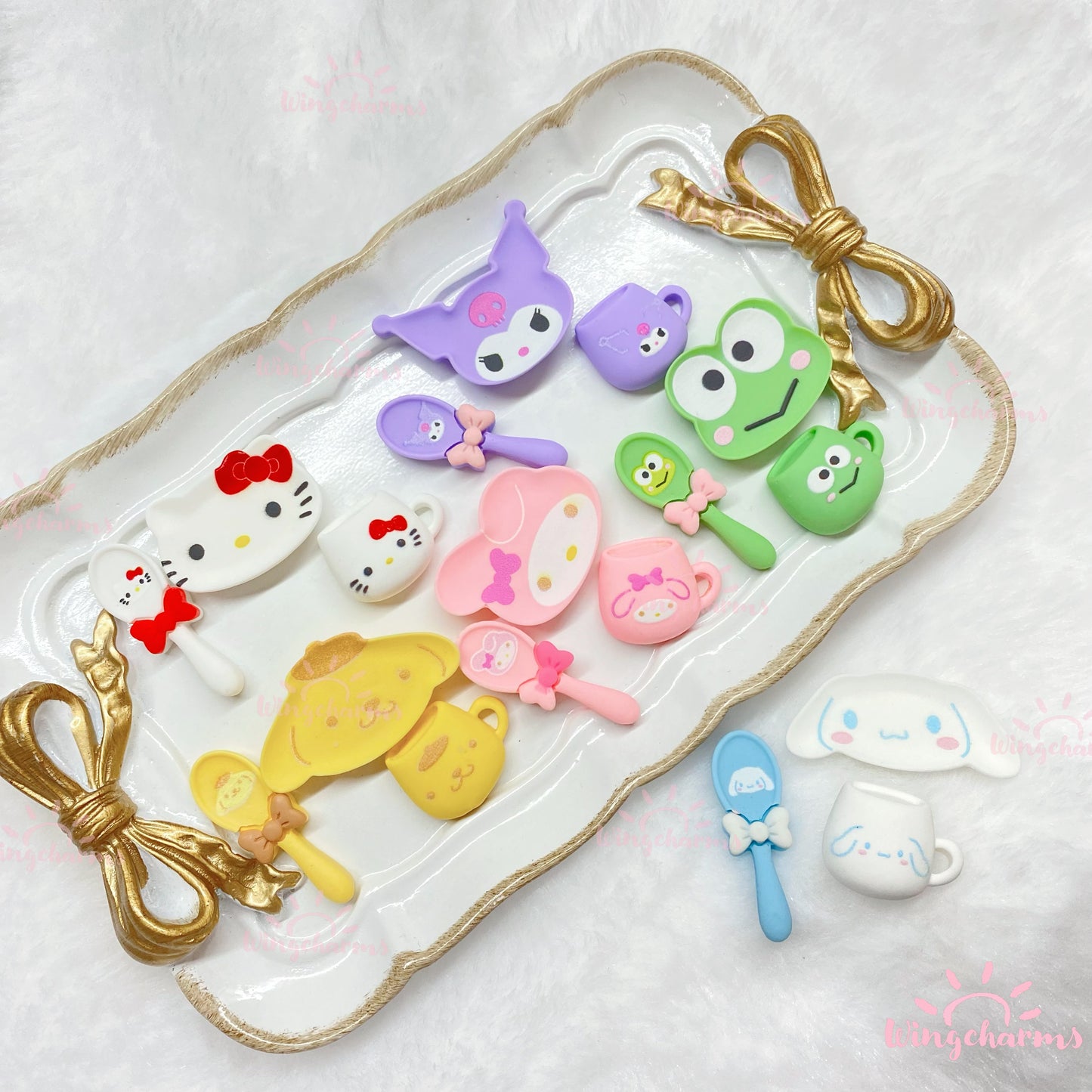 Cartoon Tea Set Cabochon