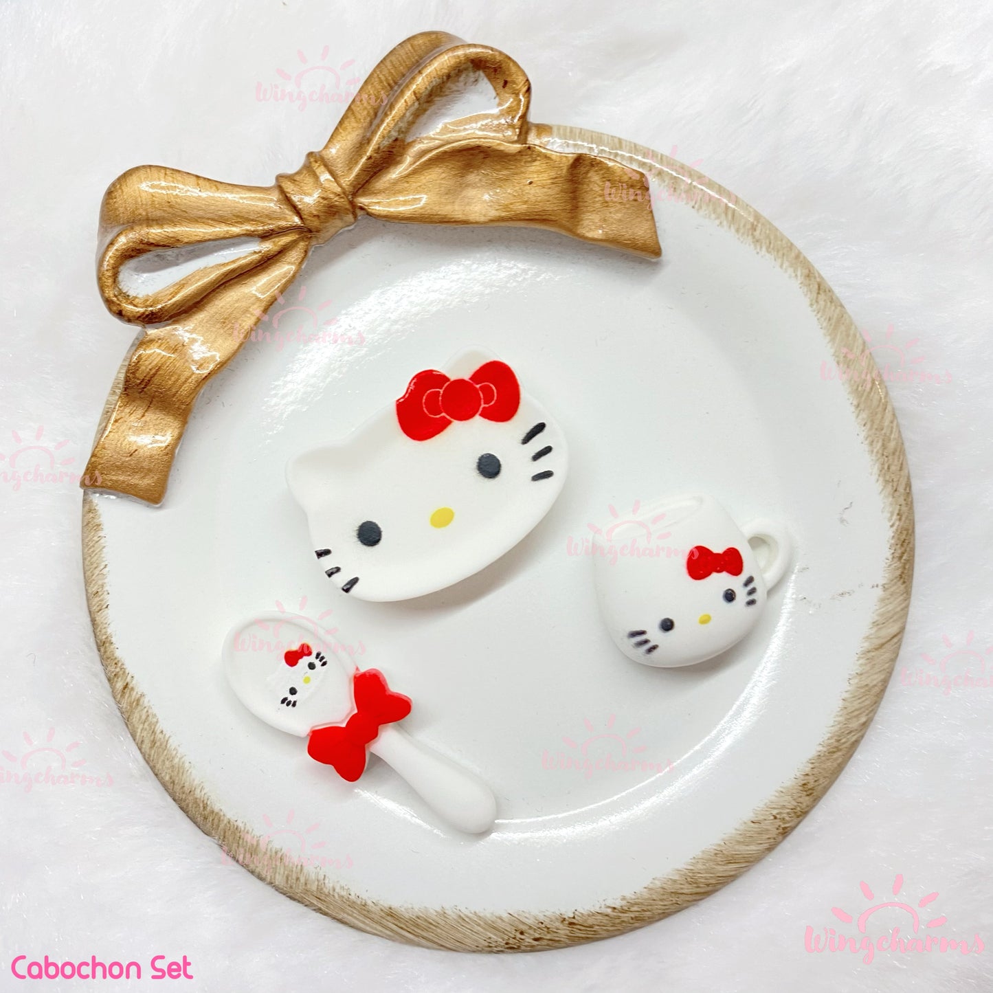 Cartoon Tea Set Cabochon