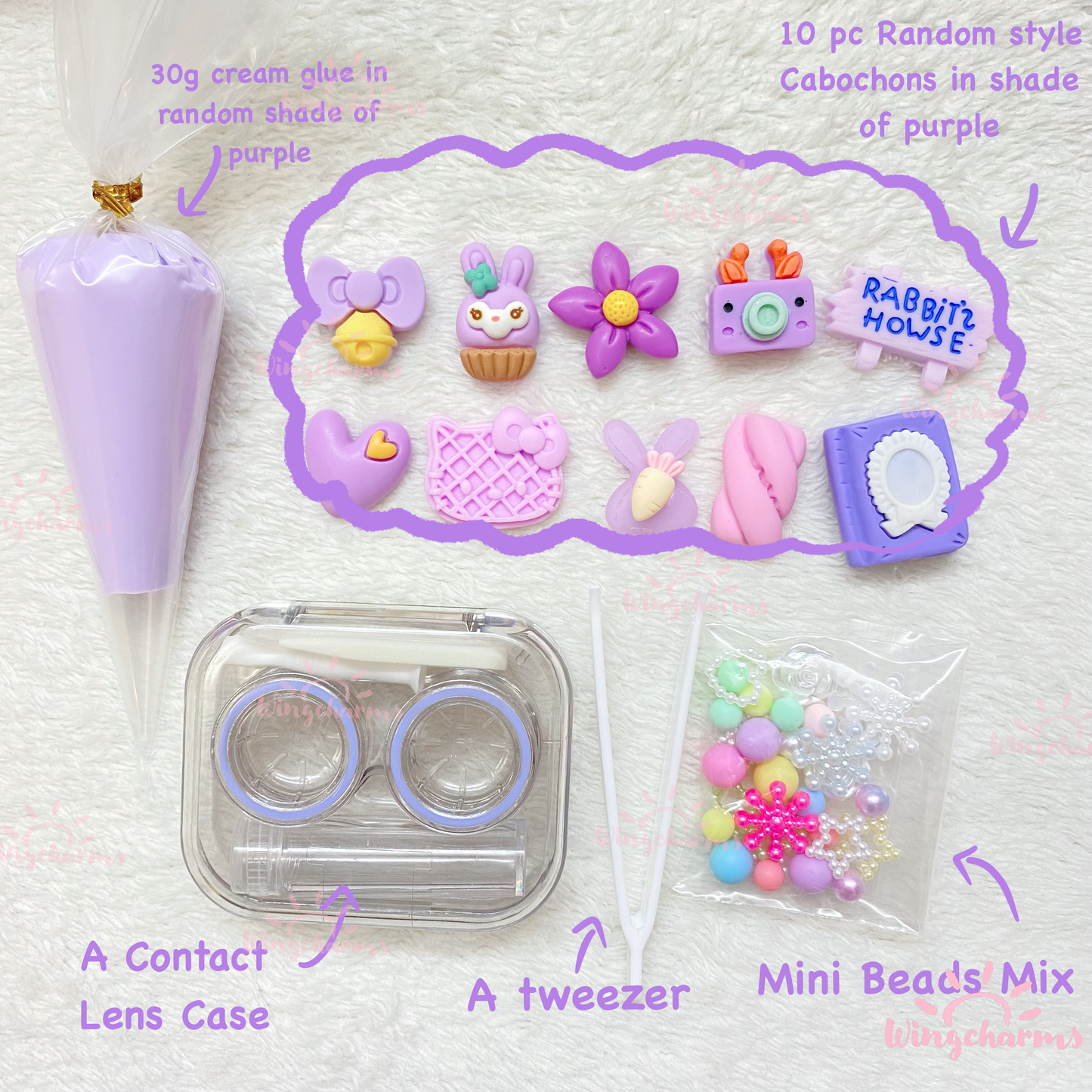 Decoden Contact Lens Case DIY Pack