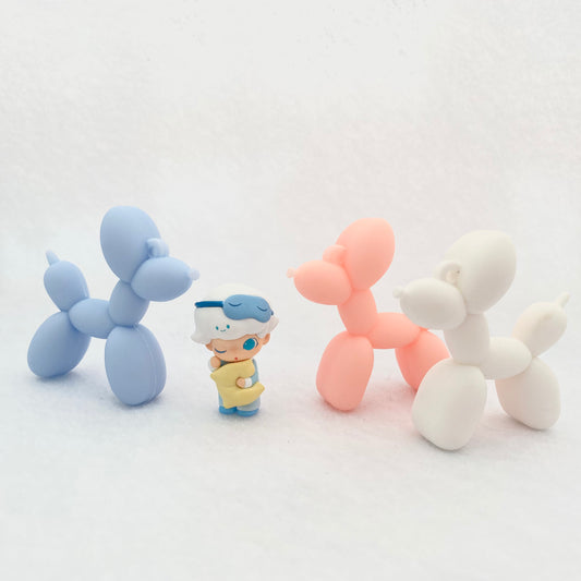 3D Cartoon Balloon Dog Figure